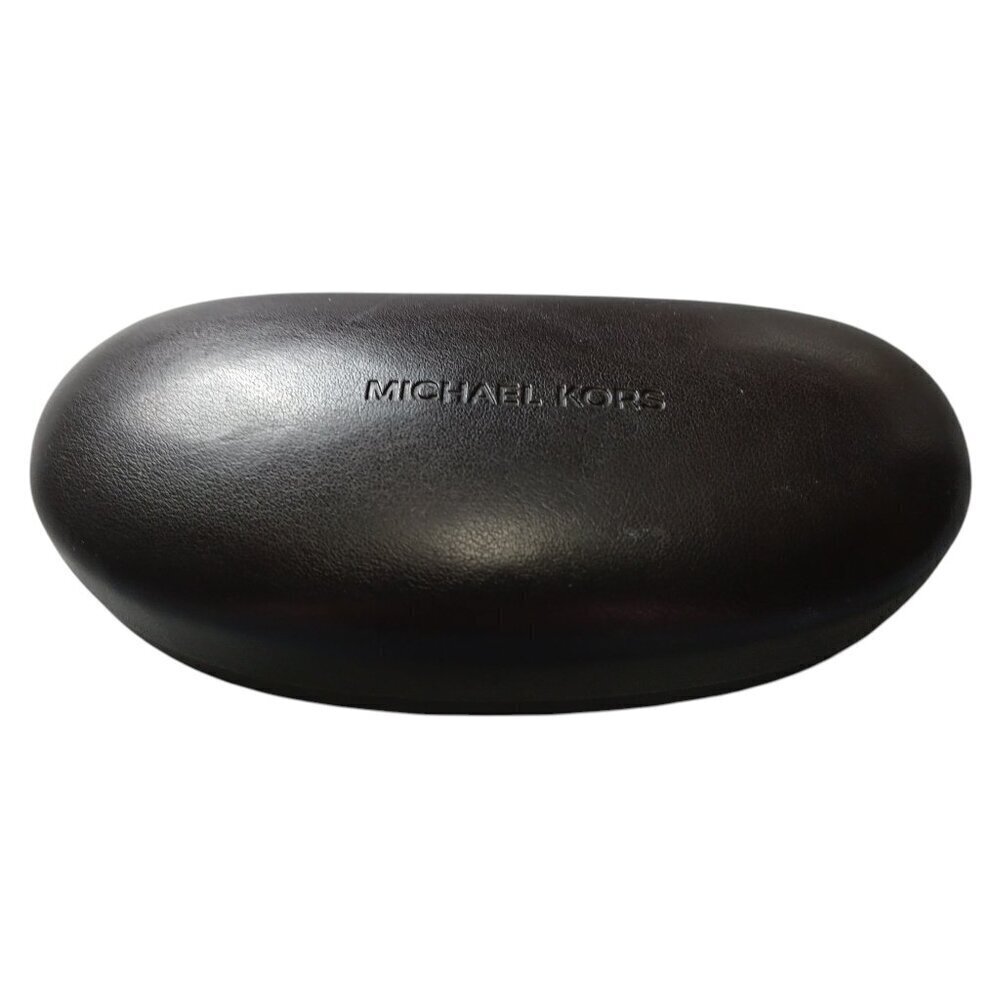 Michael Kors Brown Hard Clamshell Glasses Case Logo Classic